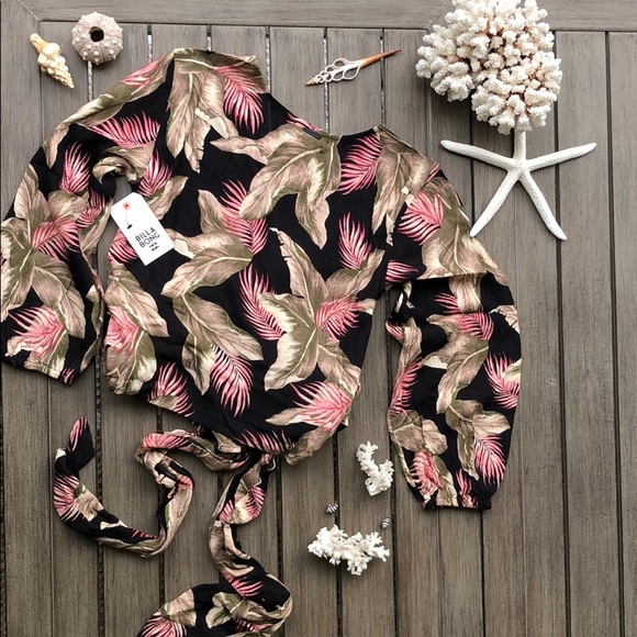 🌴🔆BILLABONG- LOVE WRAPPED COVER UP BLOUSE🔆🌴 - Picture 12 of 13
